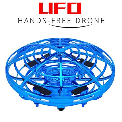 ZHENDUO Gravity Defying Hand-Controlled Flying UFO for Ages 6 and Up - Interactive Drone Indoor Flyer with Motion Sensors - No Remote Control Needed