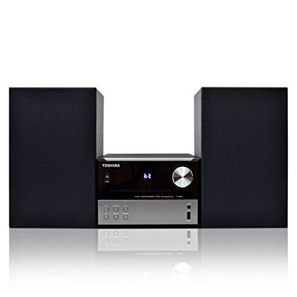 Toshiba TY-ASW91 Large Micro Component Wireless Bluetooth Audio Streaming & CD Player Speaker Executive System   Remote, AM/FM, USB & AUX Input, CD, CD-R, CD-RW : CD-AUDIO/MP3 Playback