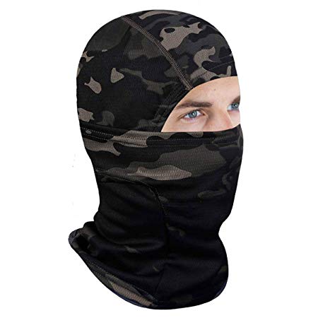 Achiou Balaclava Face Mask UV Protection for Men Women Ski Sun Hood Tactical Masks for Skiing, Cycling, Motorcycle, Fishing, Running, Outdoor Tactical Training