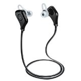 RockBirds Sport Bluetooth 40 Headphones with Mic for Cellphone Black
