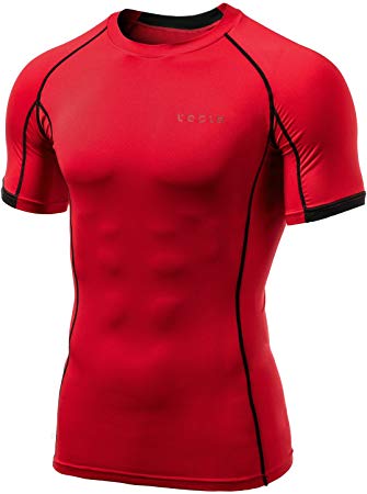 Tesla Mens Cool Dry Compression Baselayer Short Sleeve T Shirts MUB13/MUB23