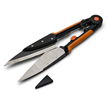 Kings County Tools Grass and Topiary Shears with Spring Blade