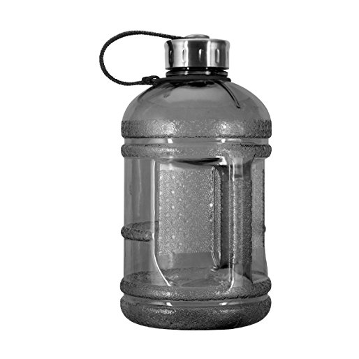 1/2 Gallon (64 oz.) BPA FREE Plastic Water Bottle w/ 48mm Steel Cap