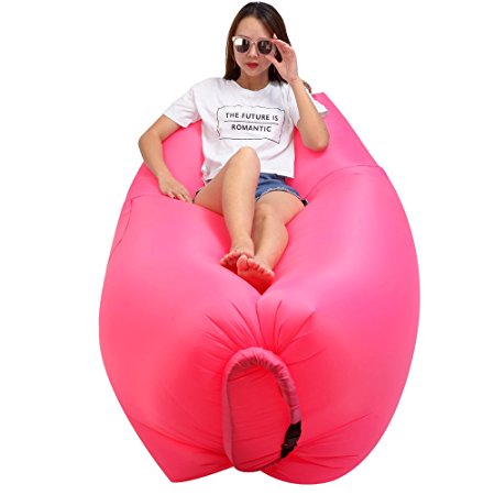 Inflatable Lounger Wind Breezy Pouch Couch Windbed Cloud Air Chair Sofa Bed Lazy Bag Been Sleeping Sand Beach Laybag Blow Up Original Lamzac Fast Hangout Outdoor Hammock Lounge Adults Kids