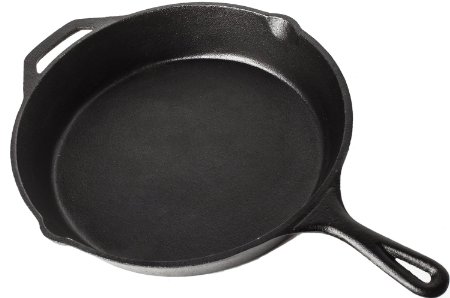 Pre Seasoned Cast Iron Skillet - 12 ½ Inches Diameter and 2 ¼ Inches Depth - By Utopia Kitchen