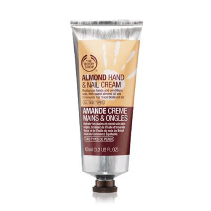 The Body Shop Hand and Nail Cream, New Almond, 3.3 Fluid Ounce (Packaging May Vary)