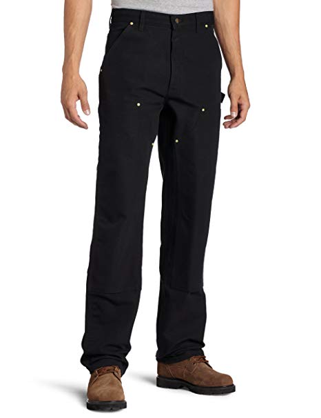 Carhartt Men's Firm Duck Double-Front Work Dungaree Pant B01