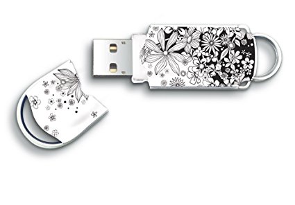 Integral INFD64GBXPRFLO Xpression Flowers - 64GB USB Flash Drive