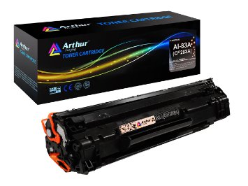 Arthur Imaging Compatible Toner Cartridge Replacement for Hewlett Packard CF283A (HP 83A) (Black, 1-Pack)