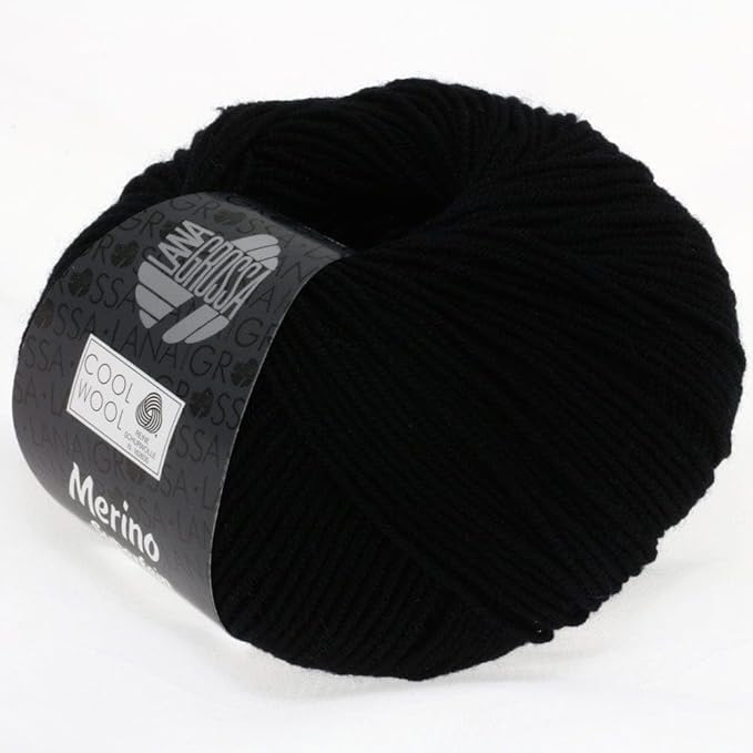 Lana Grossa Cool Wool Big, 433 Black Yarn