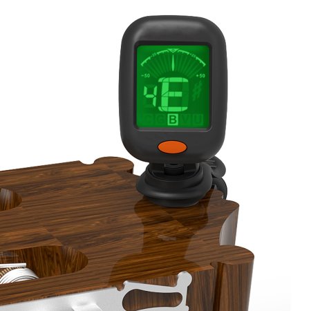Hola! AT-101 Chromatic Clip-on Tuner for Guitar, Bass, Violin and Ukulele - Easy Tune 2 Color Screen Light