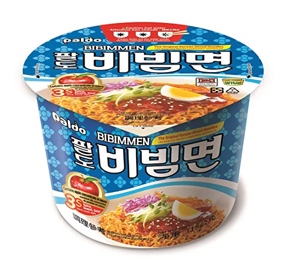 Paldo Bibimmen Spicy Korean Cup Noodles, 115 grams