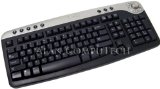 Genuine Dell RT7D30 Black and Silver Multimedia PS2 104 Key 2R400 Keyboard This Keyboard Will Work With ANY Computer That Supports a PS2 Connection