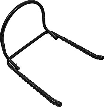 Shepherd Hardware 8080E Fold-Away Wall Mounted Dual Bike Rack, Black