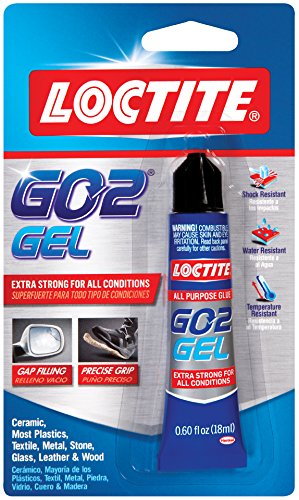 Loctite Go2 Gel Clear Adhesive .60-Fluid Ounce Tube (1832982)