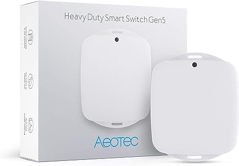 Aeotec Heavy Duty Smart Switch, Z-Wave Plus Home Security ON/Off Controller, 40 amps. Electricity Consumption & Monitoring