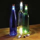 2 Pack Cork Shaped Rechargeable LED Bottle Light for Party - USB Powered