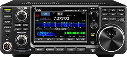 Icom Original IC-7300 HF/50 MHz Direct Sampling Base Transceiver with Touch Screen Color TFT LCD, 100 Watts