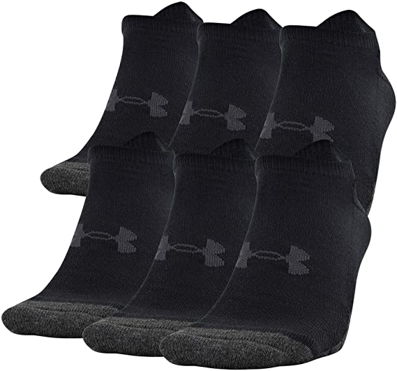 Under Armour Adult Performance Tech No Show Socks, 6-pairs