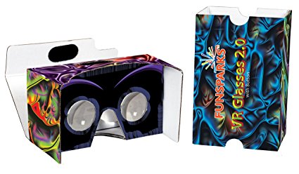Google Cardboard 3D VR2 Virtual Reality 2 for Samsung, Google, iPhone and other Android Phones with 4-6 inch Screen