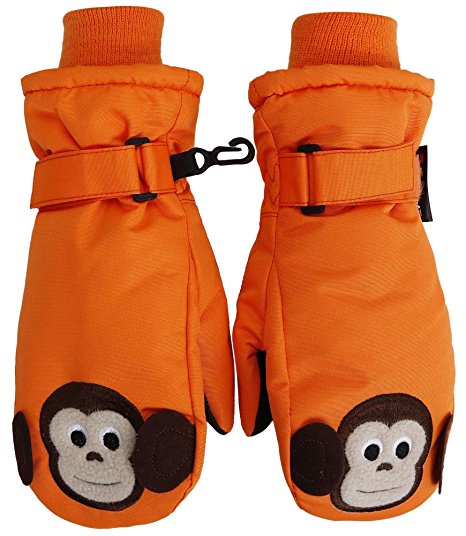 SimpliKids Children's Winter 3M Thinsulate Waterproof Ski Mittens,Animal