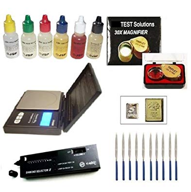 Gold Acid Testing Kit Electronic Diamond Tester DWT Oz Digital Test 14k Silver
