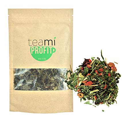 PREMIUM IMMUNE SYSTEM TEA & Antioxidant Stress Relief - TeaMi Profit by Teami Blends - Best for Immunity Booster & Support - with 100% Natural Blend of Herbs - Renew Energy - Helps Detox
