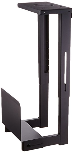 6800B - Black Under The Desk Computer Mount / Case Holder