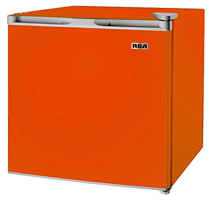 1.6-1.7 Cubic Foot Fridge, Orange