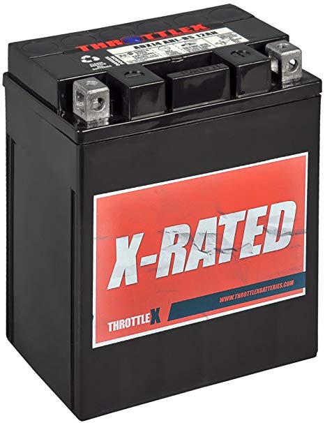 ThrottleX Batteries - ADX14AHL-BS - AGM Replacement Power Sport Battery
