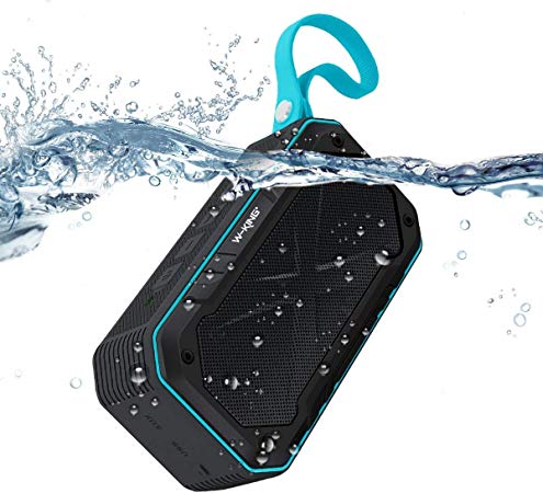 Waterproof Bluetooth Speaker,ELEGIANT IPX7 Waterproof Shockproof Portable Wireless Speakers With Built-in Mic,HD Sound and Bass,12 Hours Play Time,TF Card and FM Radio for Outdoors Beach Bike Party