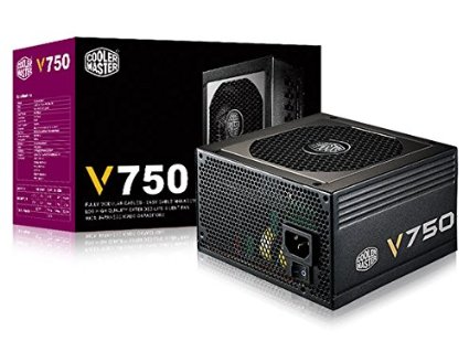 Cooler Master V750 - 750W Compact Fully Modular 80 PLUS Gold Power Supply RS750-AFBAG1-US