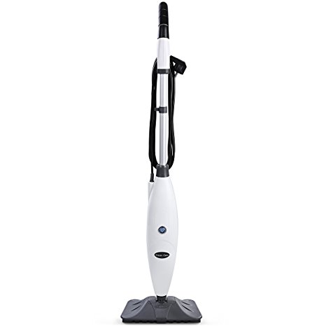 INLIFE S3008 Steam Mop Steam Pocket Mop Portable Steam Cleaner for Wood, Tile, Vinyl, and Laminate Floor (White)