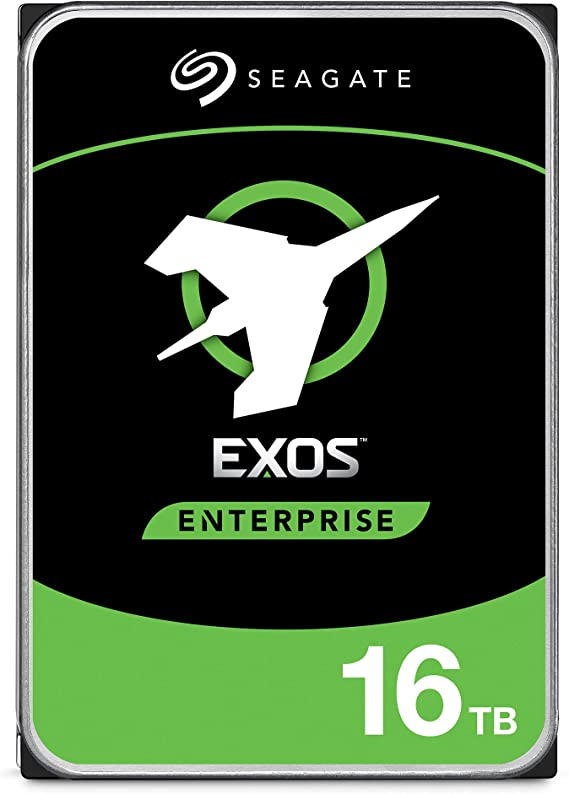 16TB Seagate ST16000NM001G Exos X16, 3.5" Enterprise HDD, SATA 3.0 (6GB/S), 7200RPM, 256MB Cache, 4.16ms, OEM