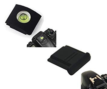 CEARI Hot Shoe Protective Cap   Bubble Balancer Gradienter Kit for Nikon D90 D300s D610 D810 D3000 D5000 D7000 D3100 D3200 D5100 D5200 D7100 D7200   Microfiber Clean Cloth