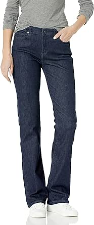 Amazon Essentials Women's Mid-Rise Slim Bootcut Jean