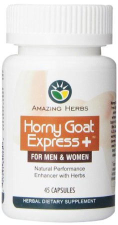 Amazing Herbs Horny Goat Express Capsules 45 Count