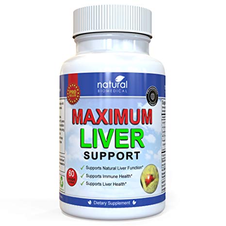MILK THISTLE LIVER DETOX RESCUE PILLS Health Supplement Capsules to Support Natural Cleanse And Detox