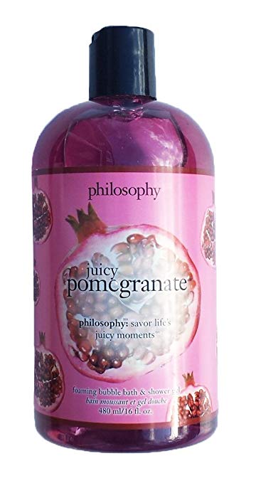 Philosophy JUICY POMEGRANATE Foaming Bubble Bath & Shower Gel 16 fl oz