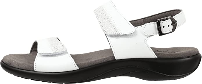 SAS Nudu Strap Sandals for Women - Hook and Loop Fastener, Adjustable Buckle Closure, and Shock Absorbing Outsole