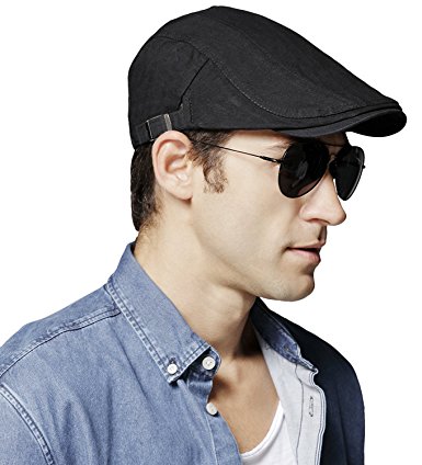 Bellady Women Mans Cotton Flat Cap Cabbie Hat newsboy Hunting Hat