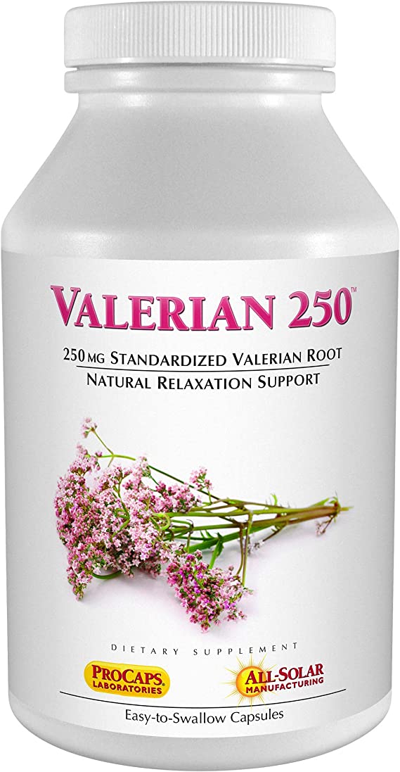 Andrew Lessman Valerian 250 240 Capsules – Gently Supports and Promotes Natural Relaxation and Restful Sleep. Helps Manage Stress and Tension. No Additives