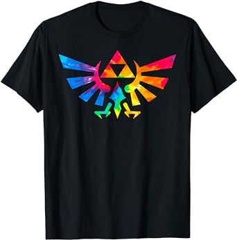 Legend of Zelda Triforce Symbol Tie Dye T-Shirt