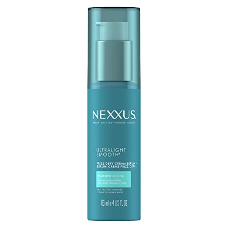 Nexxus Ultralight Smooth Hair Serum for Dry and Frizzy Hair Weightless Smooth Hair Treatment to Block Out Frizz Against Humidity 4 fl oz