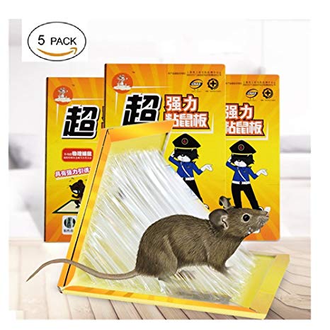 ShouYu A group of 5 anti-rat-stick and drive the Mouse Pad Mouse anti-rat-clip E602 solution to catch the Large glue stick to catch the mouse artifact