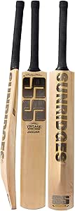 SS Cricket Premium Kashmir Willow Leather Ball Cricket bat - Adult Size (Bat Cover Included)