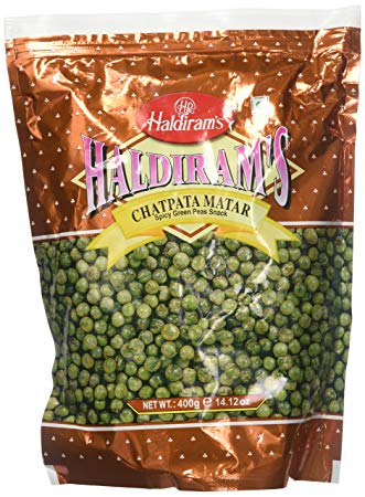 Haldiram Chatpata Mater (Spicy Green Peas Snack) 14 oz