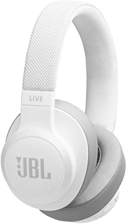 JBL Live 500BT Wireless Over-Ear Bluetooth Headphones with up to 30 Hours of Battery Life - White