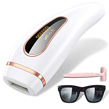 IPL Permanent Painless Hair Removal Device, Adjustable Dual Mode Flash 999,999 Flashes Facial Whole Body Profesional Hair Remover Device At-Home for Female Male by Panadoo
