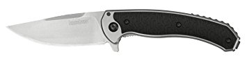 Kershaw Strobe 1086 Plain Edge Folding Blade Hunting Knife, (Box Version) 3.3"